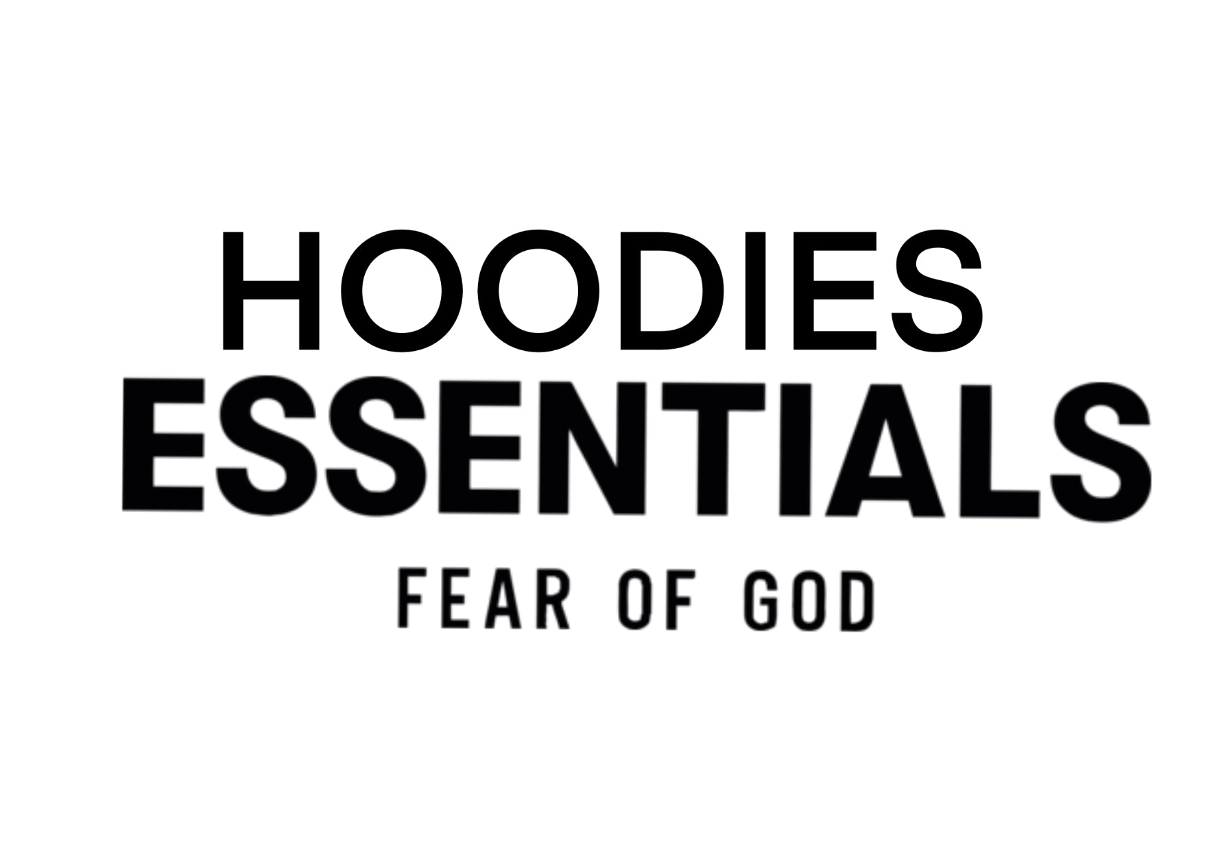 ESSENTIALS HOODIES