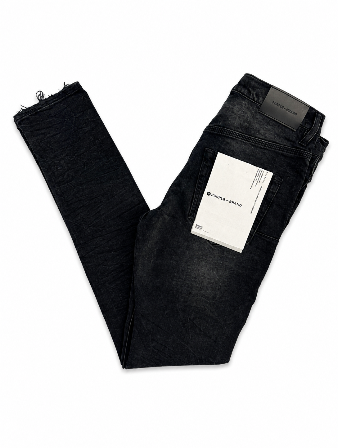 PURPLE BRAND P002 BLACK WASH BLOWOUT