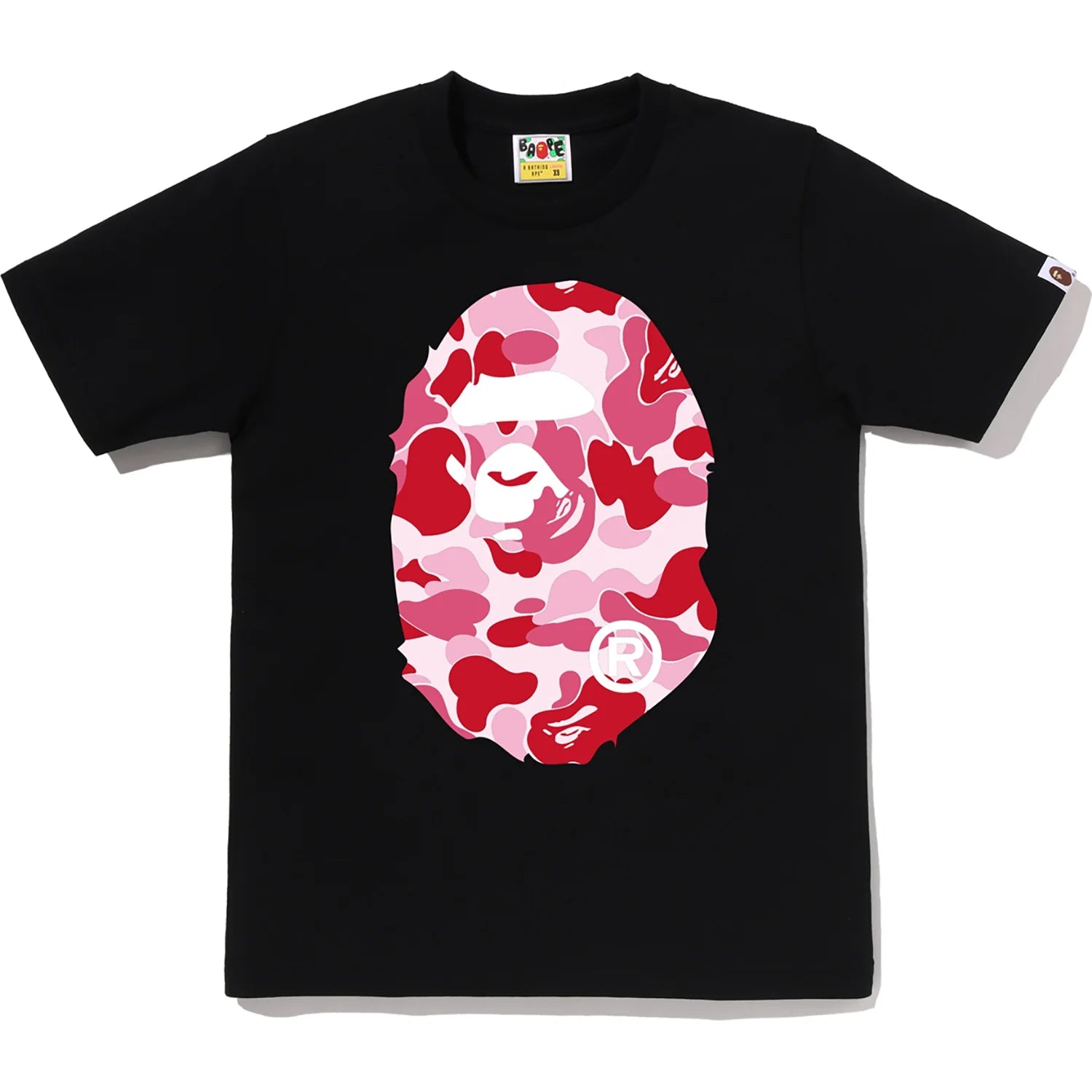 T-SHIRT BAPE BLACK AND PINK