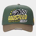 GODSPEED GRC Members Snapback Hat (Green/Brown)