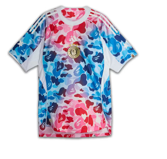 adidas x BAPE Football Graphic Slim Jersey T-shirt
