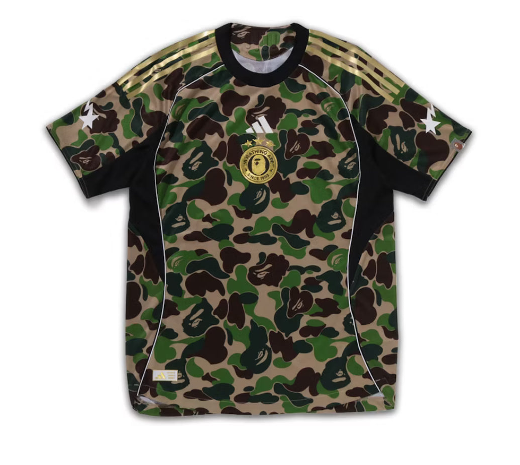 adidas x BAPE Football Graphic Slim Jersey T-shirt