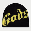 OG LOGO STUDDED BEANIE
"BLACK / YELLOW