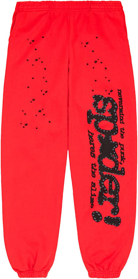 Sp5der P*NK V2 Sweatpant 'Red'