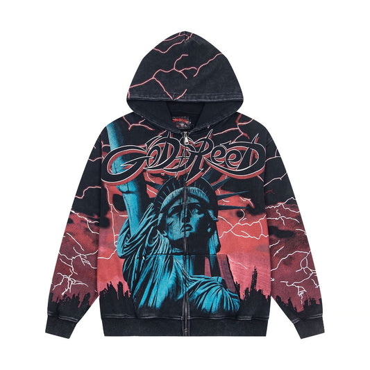GODSPEED NEW YORK VOLTAGE ZIP HOODIE