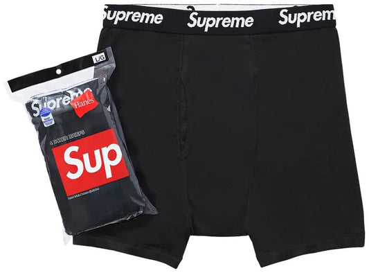 Supreme x Hanes Boxer Briefs (4 Pack)