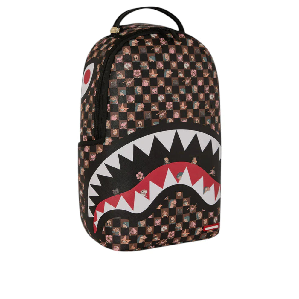 SPRAYGROUND PEEKING CHARACTER CHECK BACKPACK