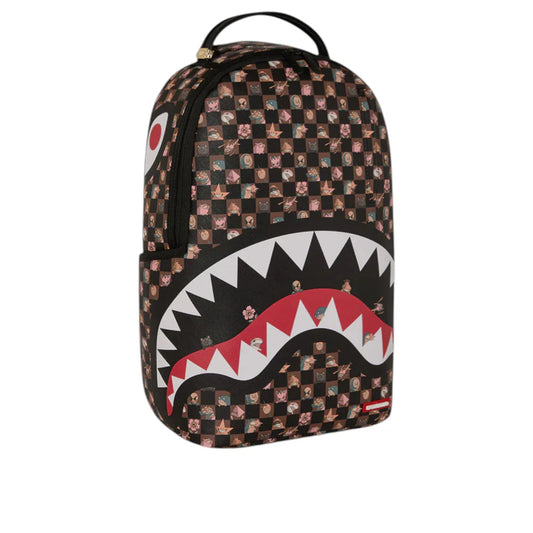 SPRAYGROUND PEEKING CHARACTER CHECK BACKPACK