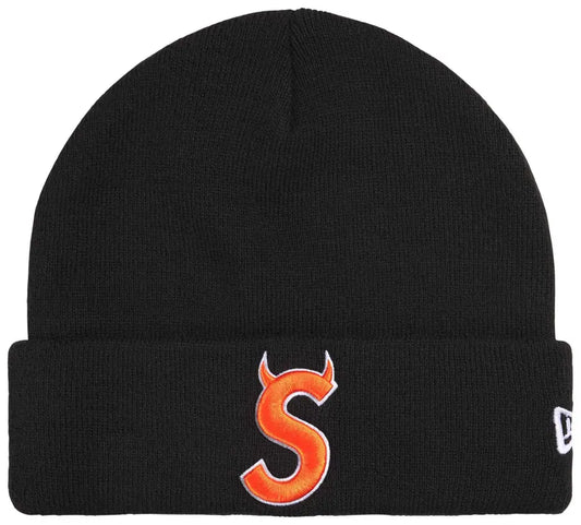 Supreme New Era Devil S Logo Beanie 'Black'