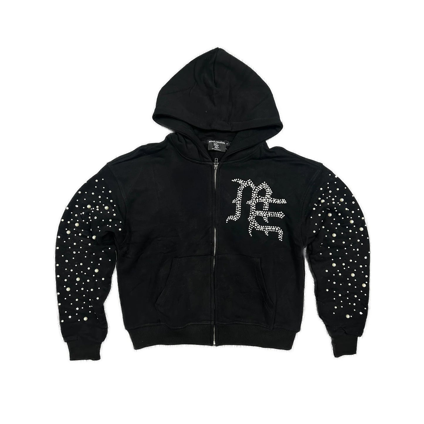 Mix emotion Black ‘Pearl’ Hoodie