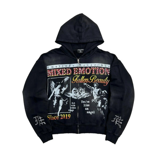Mixed Emotion "Broken Wings" Hoodie (Black)