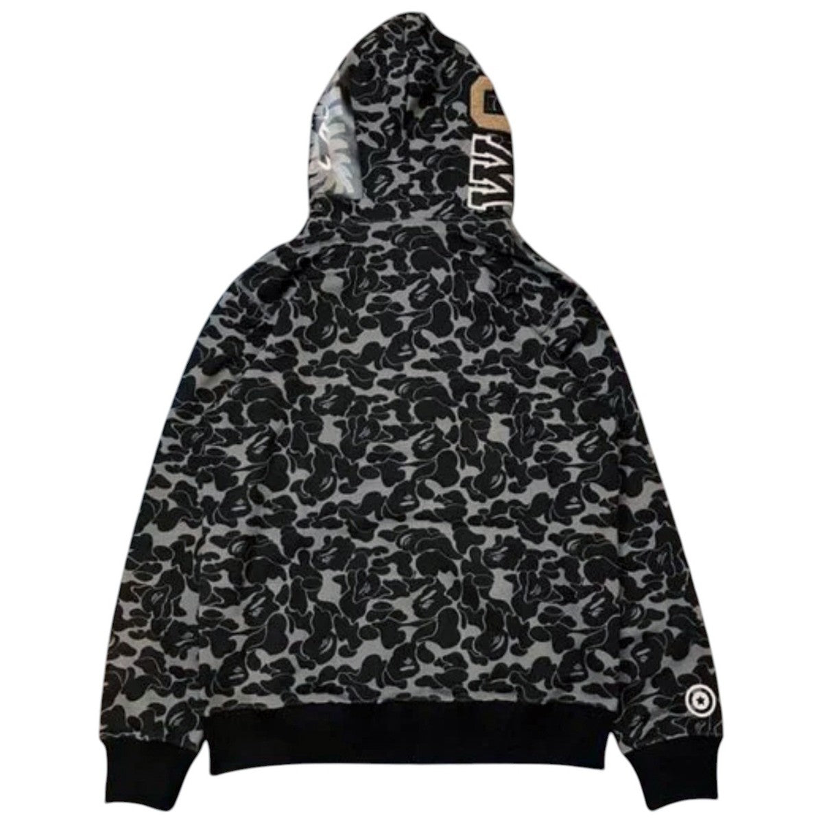 BAPE x Dover Street Market Special Camo Full Zip Hoodie Black