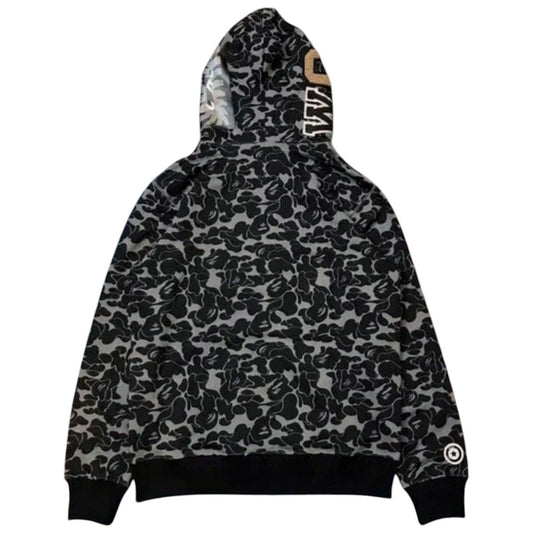BAPE x Dover Street Market Special Camo Full Zip Hoodie Black