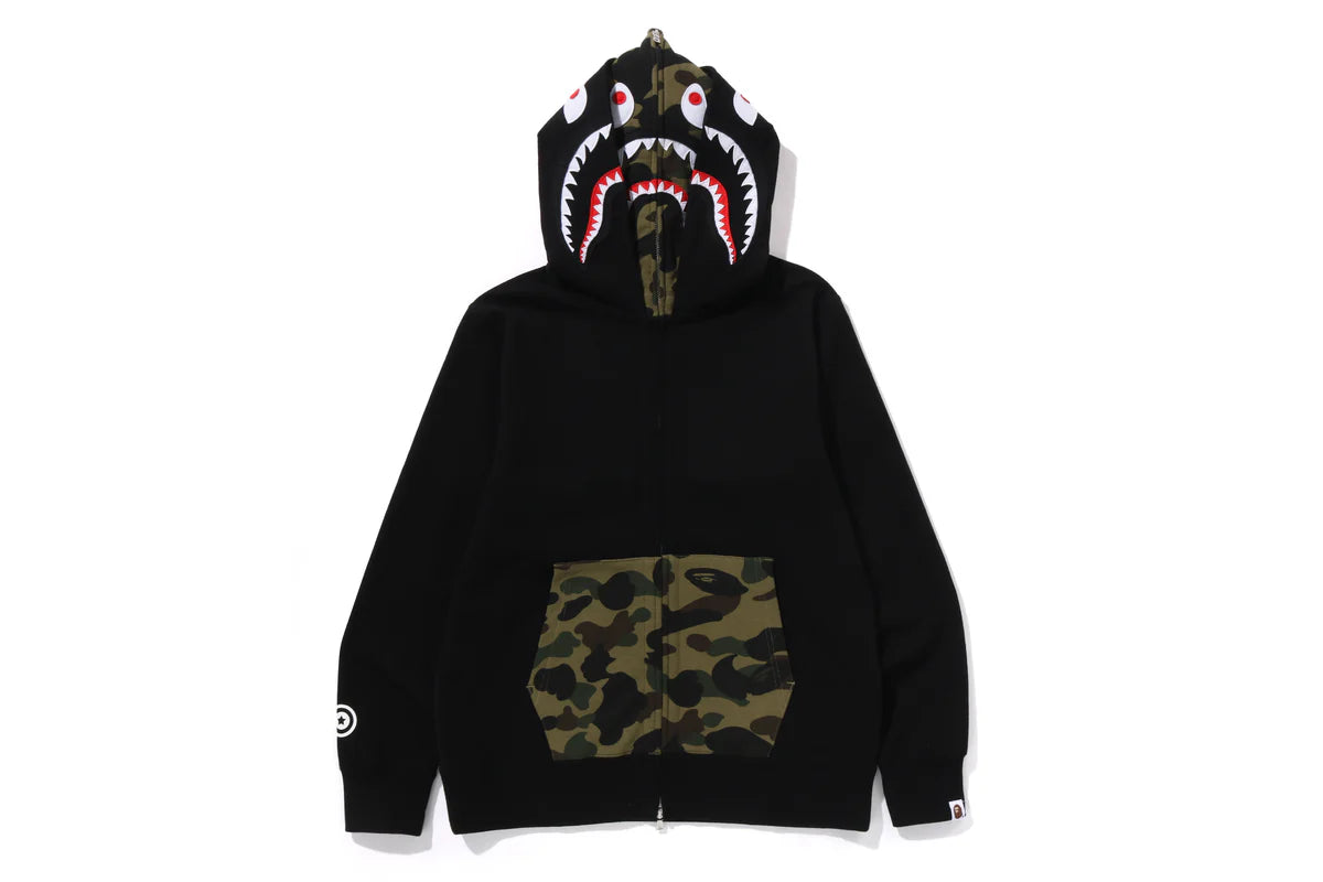 BAPE 1ST CAMO Shark Full Zip Hoodie