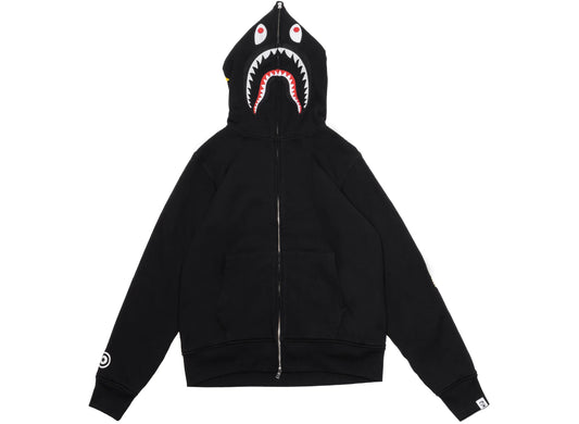 BAPE Bathing Shark Hoodie Black